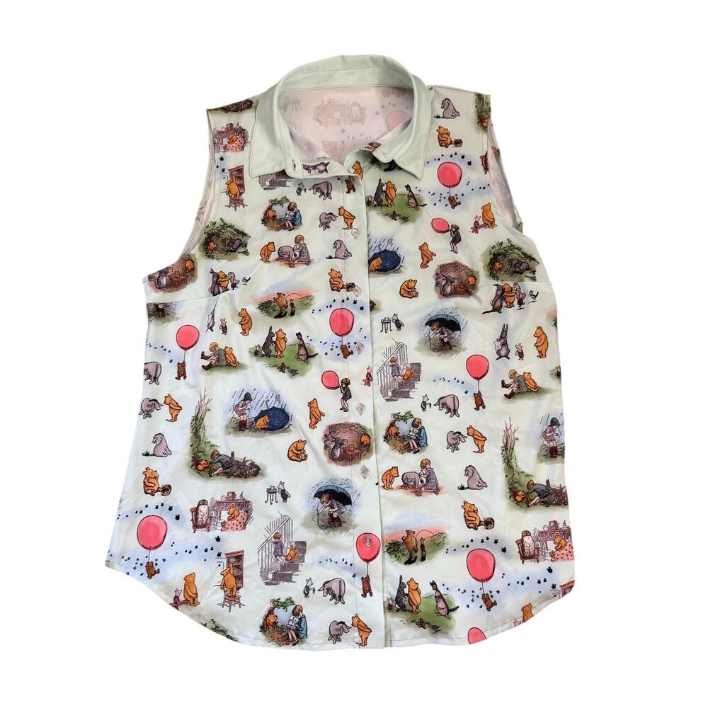 BlackMilk Disney Classic Winnie the Pooh Storybook Sleeveless Top & Shorts XXL